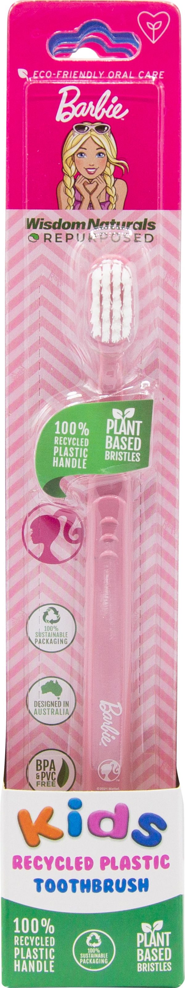 Wisdom Naturals Recycled Plastic Kids Toothbrush